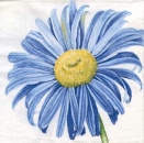 Serviette Blumen blau, Rarität